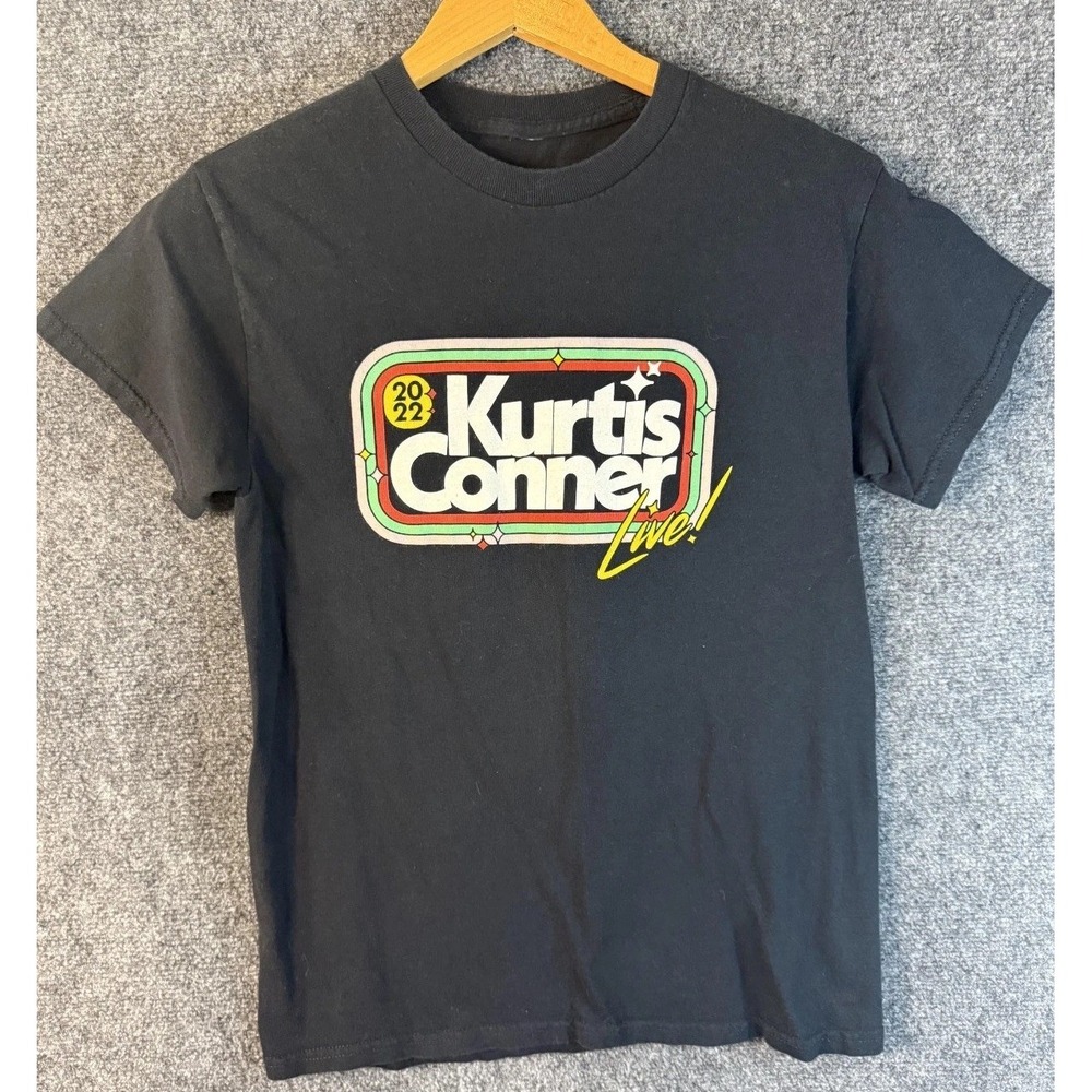 Kurtistown Kurtis Conner Graphic T-Shirt Unisex Small Black Live Comedy Concert